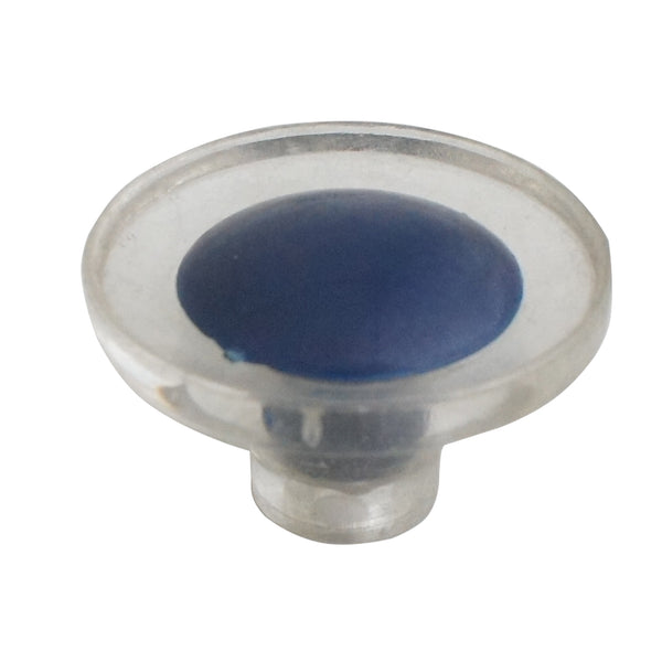 1231 Blue Decorative Plastic Knob Handle