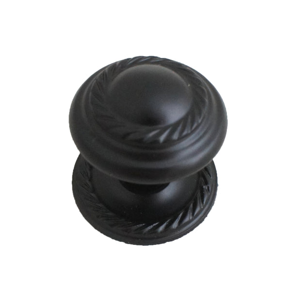 1048 Zinc Alloy Black Powdered Knob