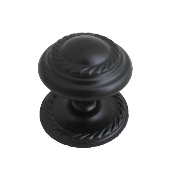 1048 Zinc Alloy Black Powdered Knob