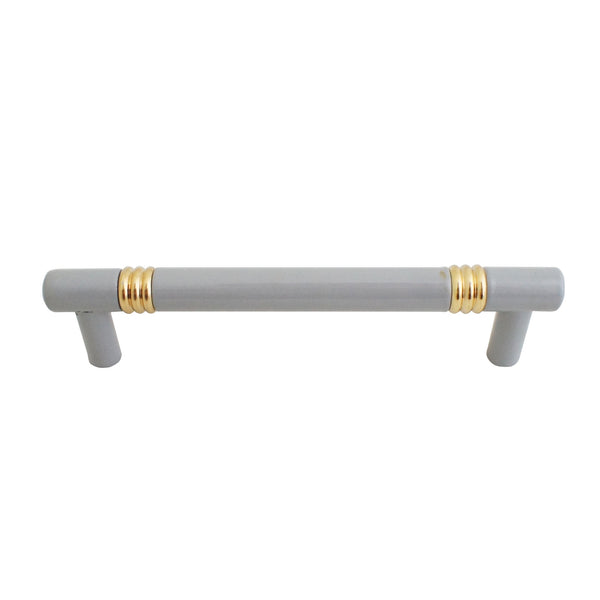 MB210 Gray Solid Brass Pull Handle