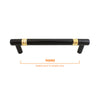 MB210 Black Solid Brass Pull Handle