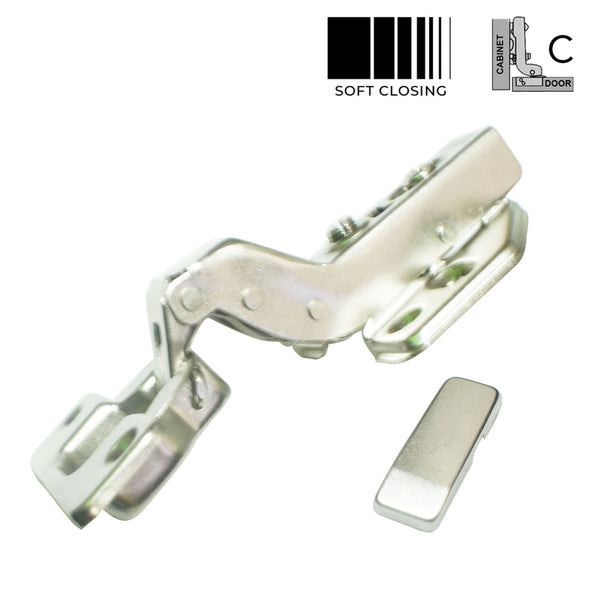 Giano Soft Close Hydraulic Inset Hinge