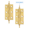 Solid Brass Crown Ball Tip Profile Hinge