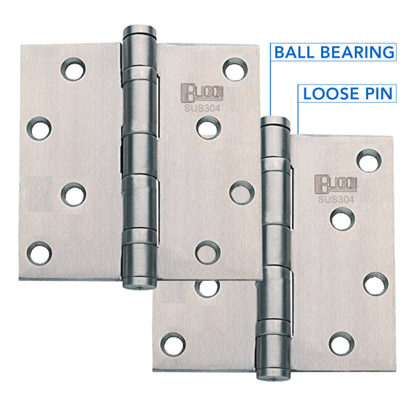 Stainless Steel Butterfly Hinges / Partition Door Hinges / Flush
