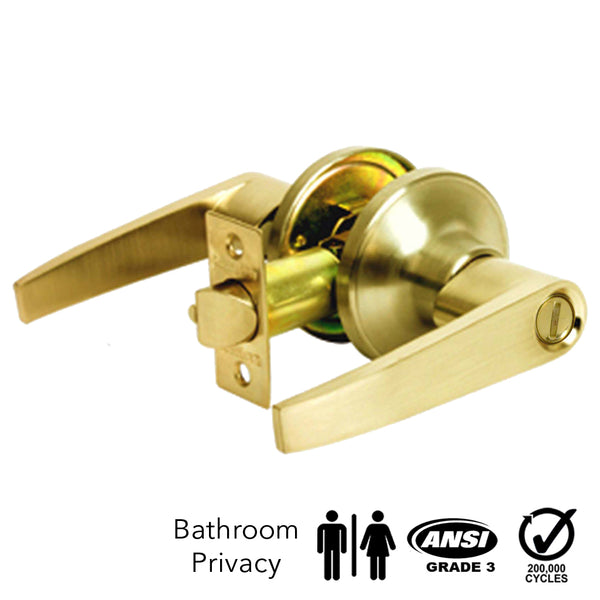 Corona Privacy Keyless Bathroom Lever Lock