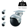 Plate Type Ball Caster