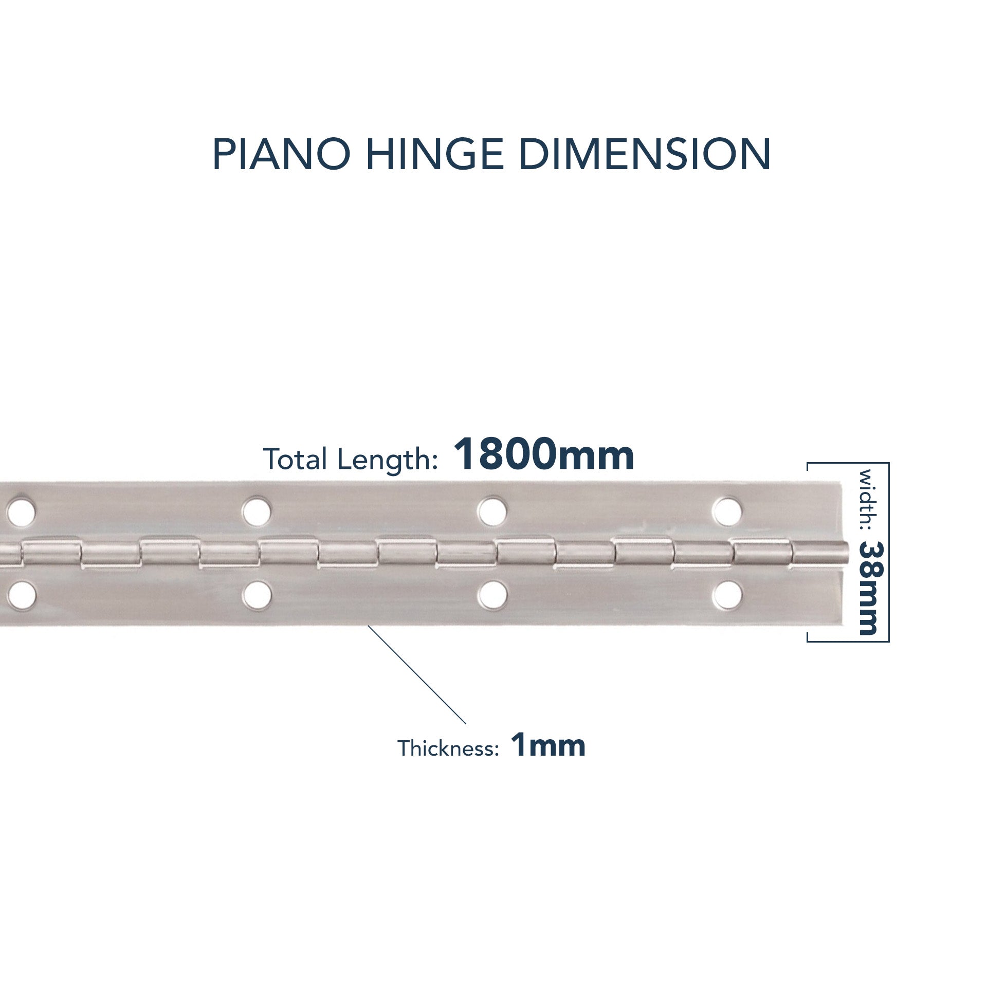 Stainless Steel Piano Hinge