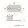 Oval Flange