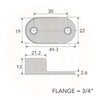 Oval Flange