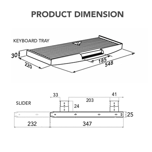 Computer Keyboard Tray